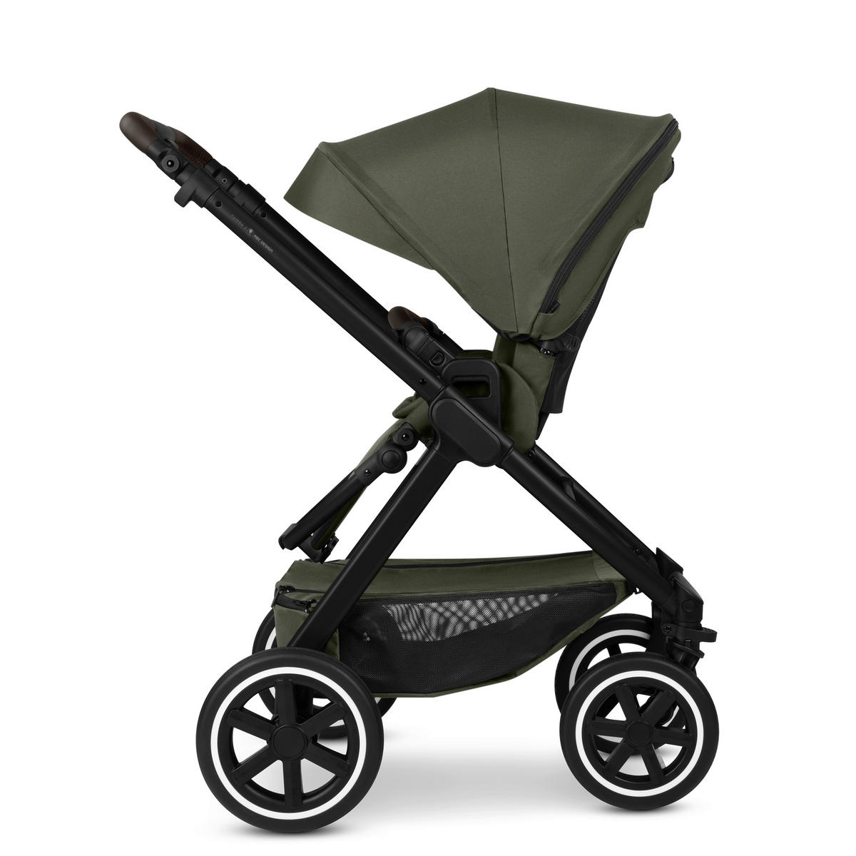 KINDERWAGEN  Samba 2  Avocado  - Schwarz/Olivgrün, Basics, Metall (60/108/88cm) - ABC Design
