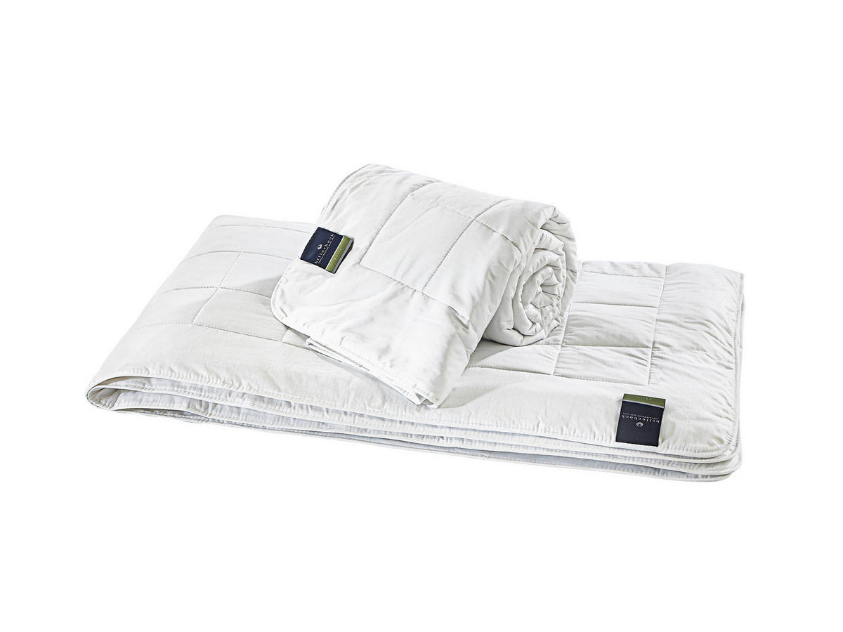 SOMMERDECKE 140/200 cm Sari  - Weiß, Basics, Textil (140/200cm) - Billerbeck