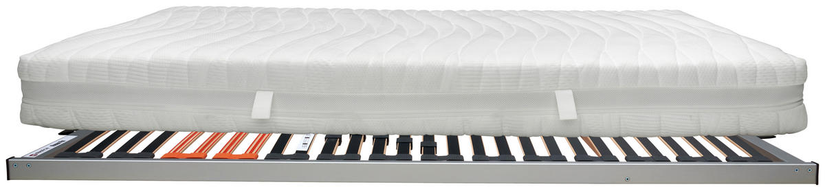 MATRATZENSET 100/200 cm  - Silberfarben, KONVENTIONELL, Holz (100/200cm) - Sleeptex