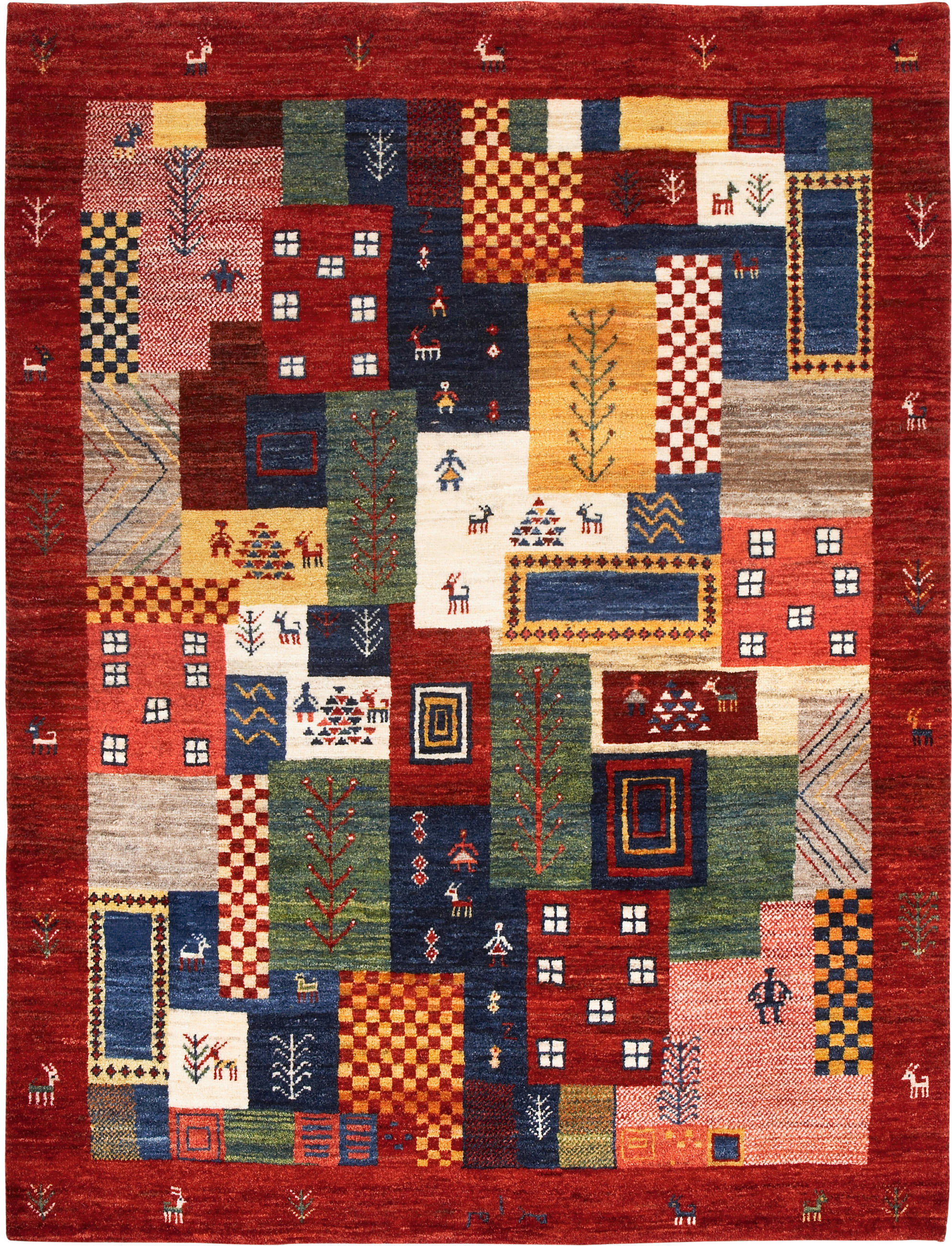 ORIENTTEPPICH 80/300 cm Chrysopras Rot Multicolor  - Multicolor, LIFESTYLE, Textil (80/300cm) - Cazaris