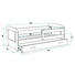 KINDER-/JUNIORBETT - Eichefarben/Weiß, MODERN, Holzwerkstoff (80/160cm) KINDER-/JUNIORBETT - Eichefarben/Weiß, MODERN, Holzwerkstoff (80/160cm)