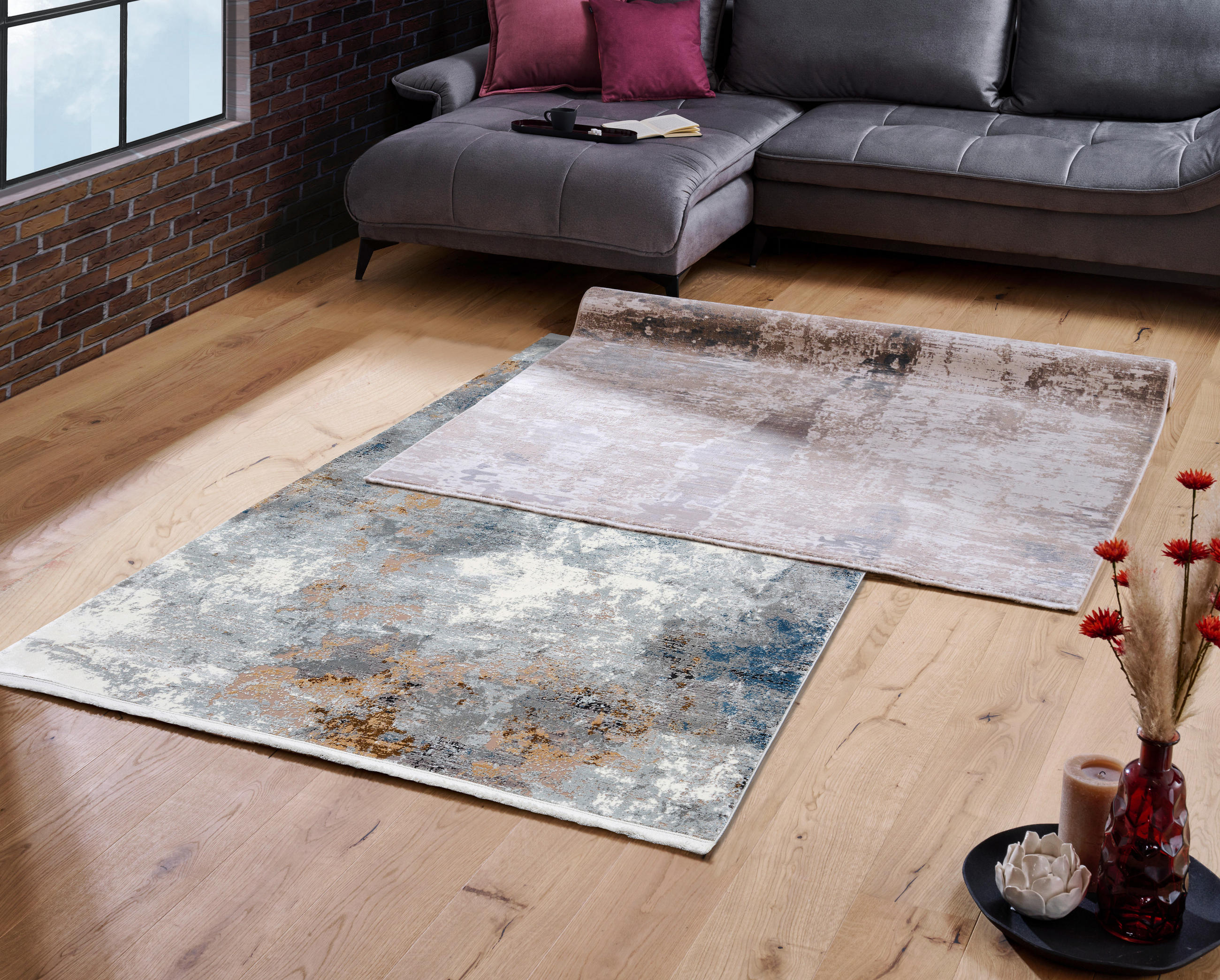 TKANÝ KOBEREC, 200/290 cm, vícebarevná - vícebarevná, Design, textil (200/290cm) - Dieter Knoll