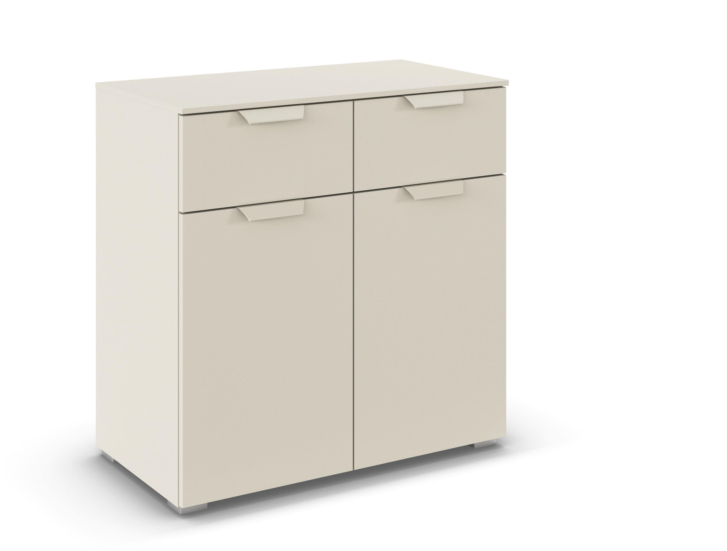 KOMMODE in 80/81/42 cm - Champagner, Design, Holzwerkstoff/Metall (80/81/42cm) - Carryhome