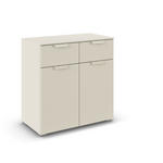 KOMMODE  in 80/81/42 cm  - Champagner, Design, Holzwerkstoff/Metall (80/81/42cm) - Carryhome