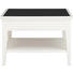 BEISTELLTISCH in Creme, Schwarz - Creme/Schwarz, LIFESTYLE, Glas/Holz (70/70/48cm) - Selva BEISTELLTISCH in Creme, Schwarz - Creme/Schwarz, LIFESTYLE, Glas/Holz (70/70/48cm) - Selva