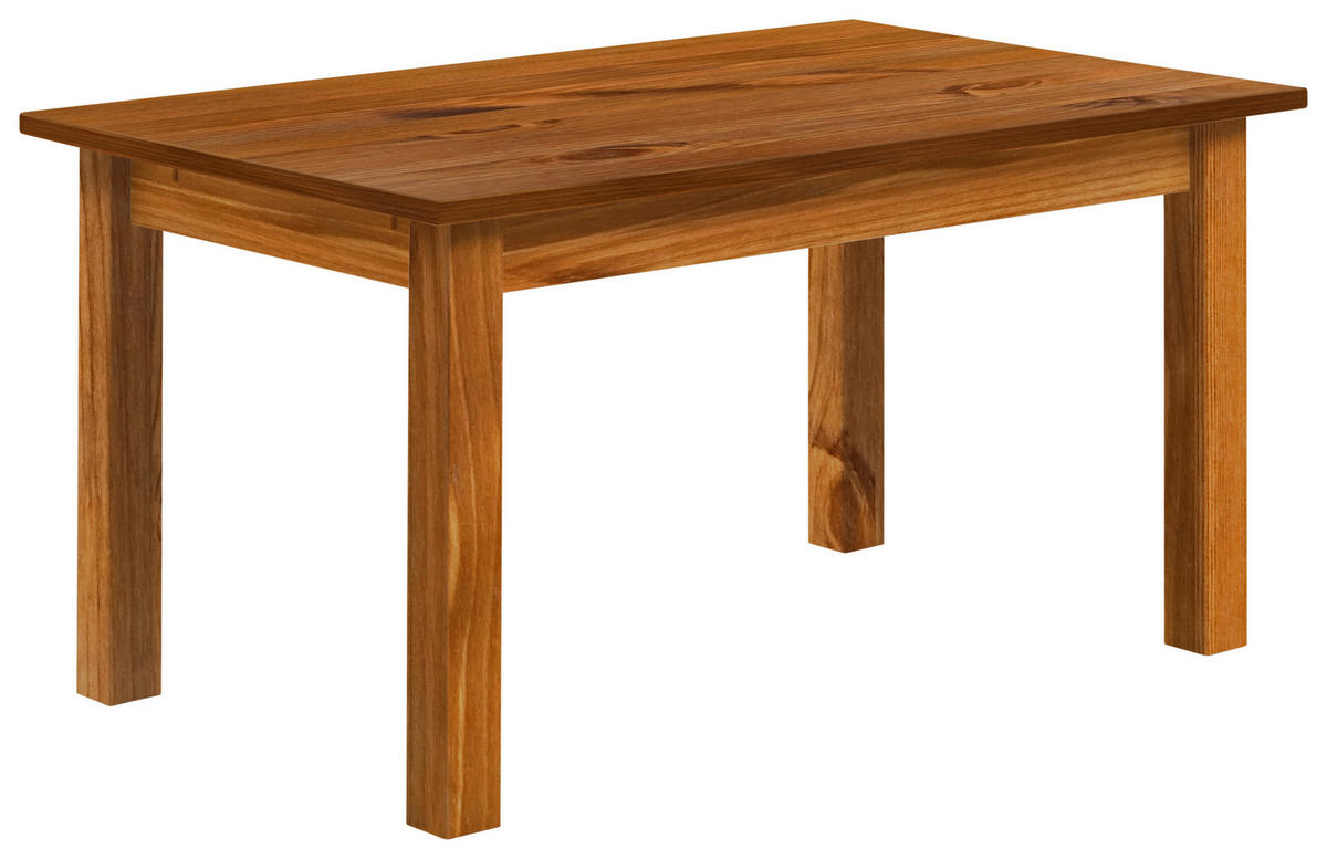 ESSTISCH in Holz 140/90/78 cm  - Bernsteinfarben, ROMANTIK / LANDHAUS, Holz (140/90/78cm) - Boxxx