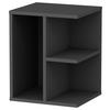 NACHTTISCH 40/50/39,6 cm  in Anthrazit, Walnussfarben  - Anthrazit/Walnussfarben, Design, Holzwerkstoff (40/50/39,6cm) - MID.YOU