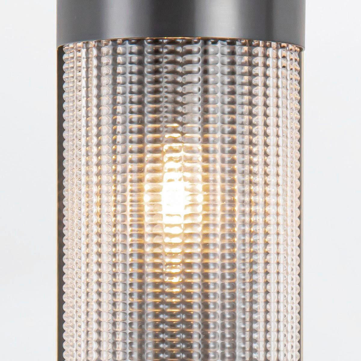 WANDLEUCHTE    - Bronzefarben, KONVENTIONELL, Glas/Metall (46,7/11,2/9,5cm) - Elstead Lighting