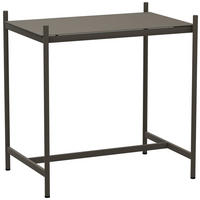 GARTENBEISTELLTISCH 52/36/52 cm Metall  - Graubraun, Basics, Metall (52/36/52cm) - Joop!