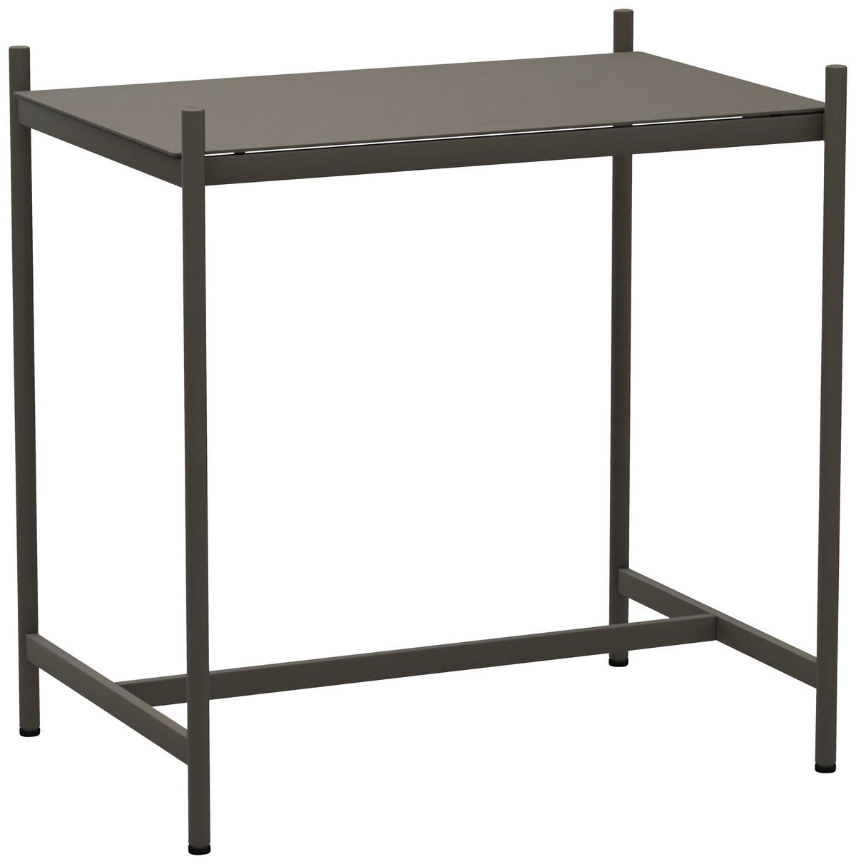 GARTENBEISTELLTISCH 52/36/52 cm Metall  - Graubraun, Basics, Metall (52/36/52cm) - Joop!