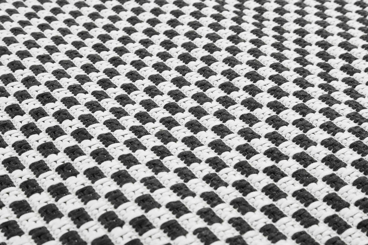 OUTDOORTEPPICH 133/200 cm Raccoon Schwarz  - Schwarz, Design, Textil (133/200cm) - Esprit