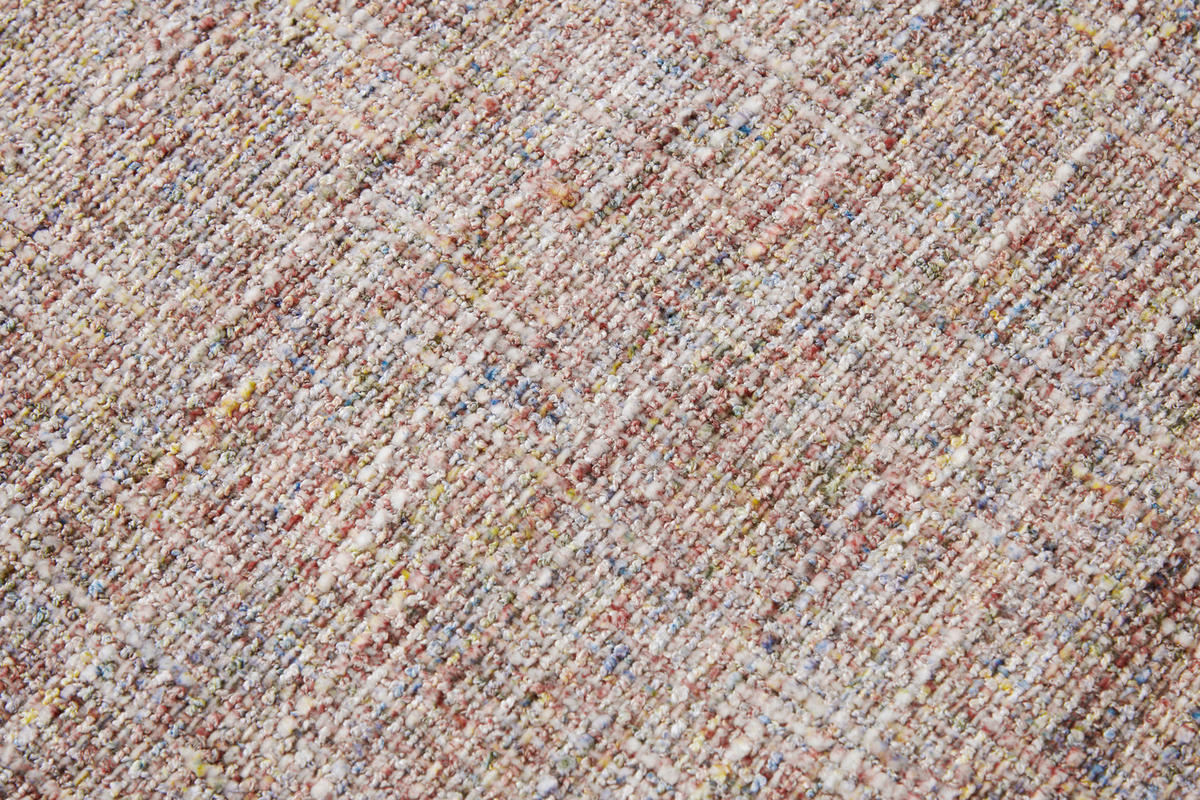 ARMLEHNSTUHL  in Eisen Webstoff  - Schwarz/Rosa, Design, Textil/Metall (61/83/61cm) - Novel