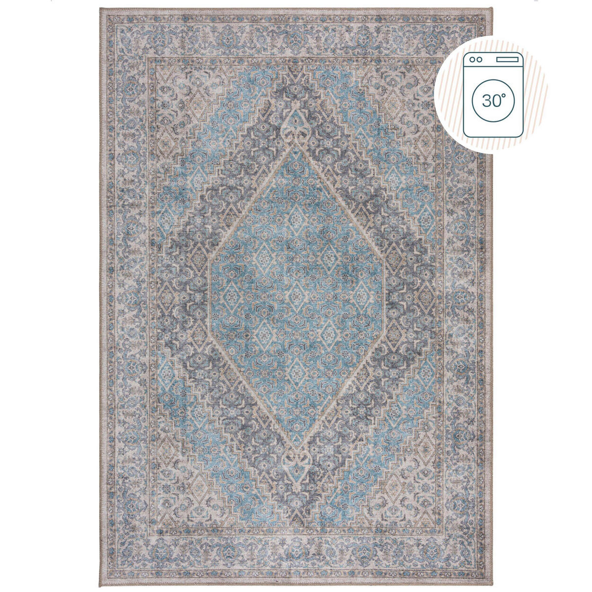 WEBTEPPICH 115/170 cm Blau  - Blau, MODERN, Textil (115/170cm) - Xora