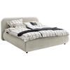 POLSTERBETT 180/200 cm,  in Beige, Lattenrost, Bettkasten,  - Birkefarben/Beige, Design, Holz/Textil (180/200cm) - Schöner Wohnen