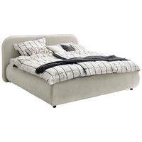 POLSTERBETT 180/200 cm,  in Beige, Lattenrost, Bettkasten,  - Birkefarben/Beige, Design, Holz/Textil (180/200cm) - Schöner Wohnen