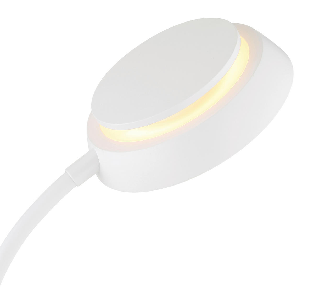 STOLNÍ LED LAMPA, dotykový stmívač, 30,6/17,2/44,8 cm - bílá/barvy stříbra, Design, plast (30,6/17,2/44,8cm) - Globo