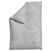 BETTDECKENBEZUG WOVEN SATIN Makosatin 135-140/200 cm  - Hellgrau, Basics, Textil (135-140/200cm) - Schlafgut