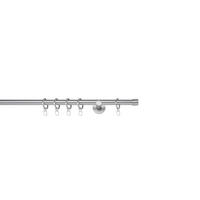 VORHANGSTANGENSET 240 cm  - Edelstahlfarben, Basics, Metall (240cm)