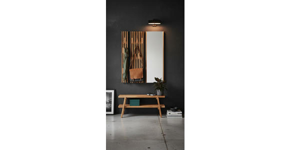 GARDEROBENBANK  in 100/45/40 cm  - Eichefarben, Natur, Holz (100/45/40cm) - Linea Natura
