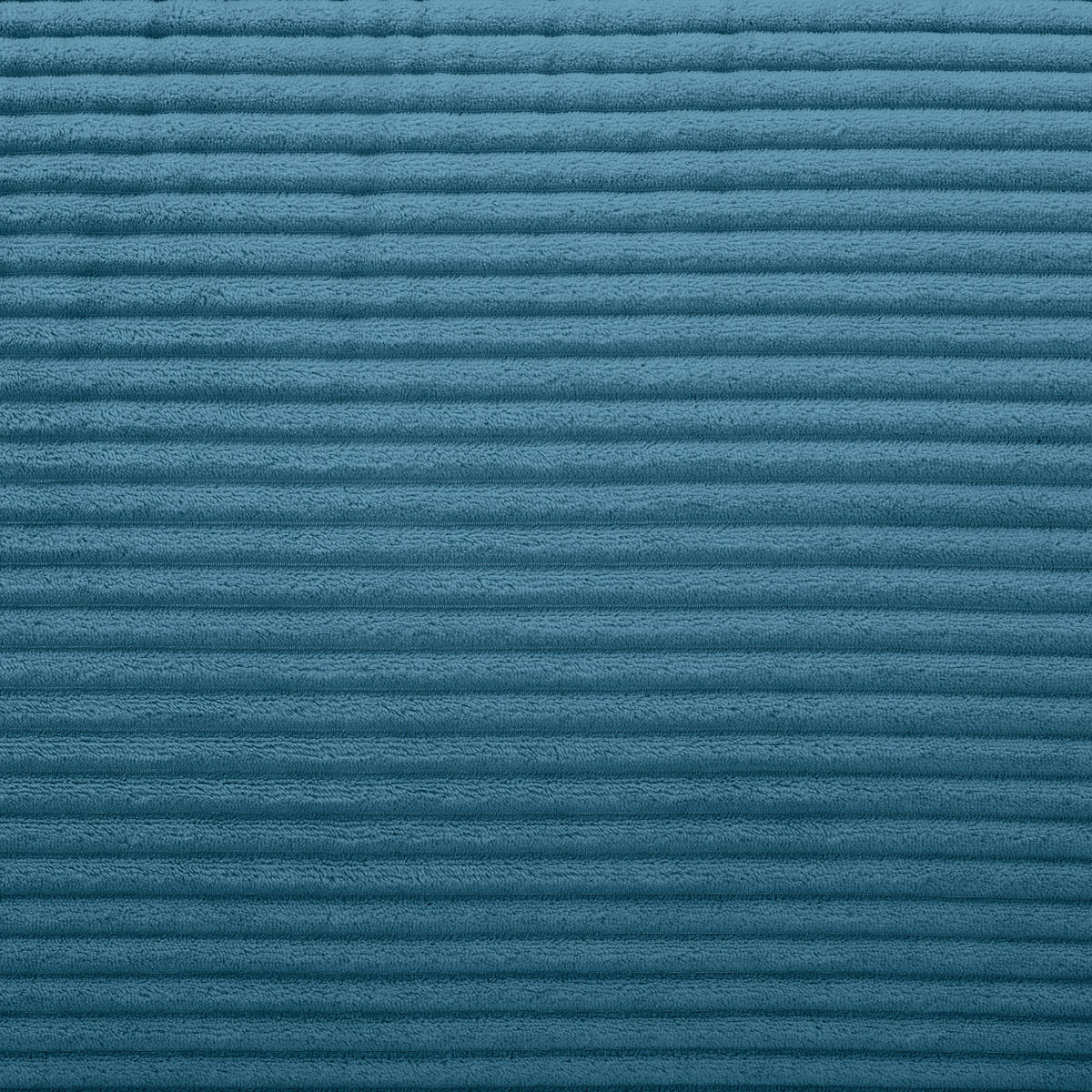 ECKSOFA in Cord Hellblau  - Schwarz/Hellblau, Design, Kunststoff/Textil (196/303cm) - Livetastic