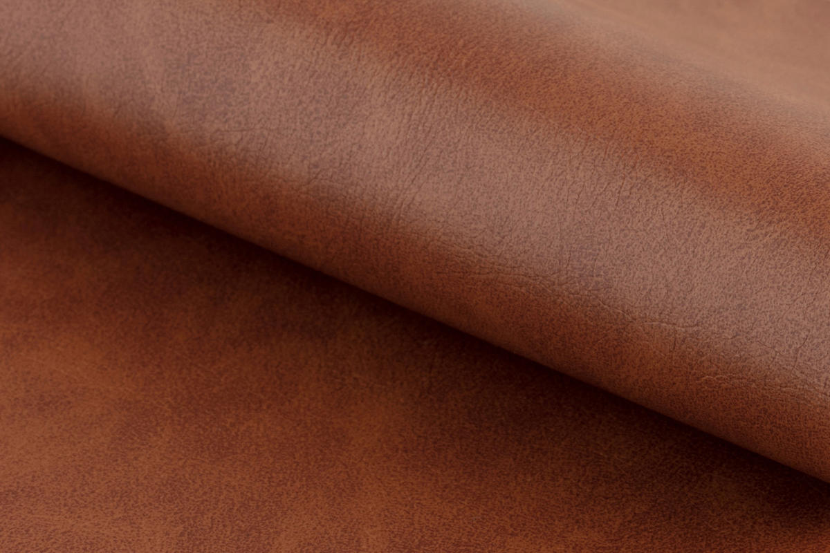 STOL MED ARMSTÖD   läderimitation  - cognacfärgad/ekfärgad, Trend, trä/plast (56/75,5/54cm) - MID.YOU