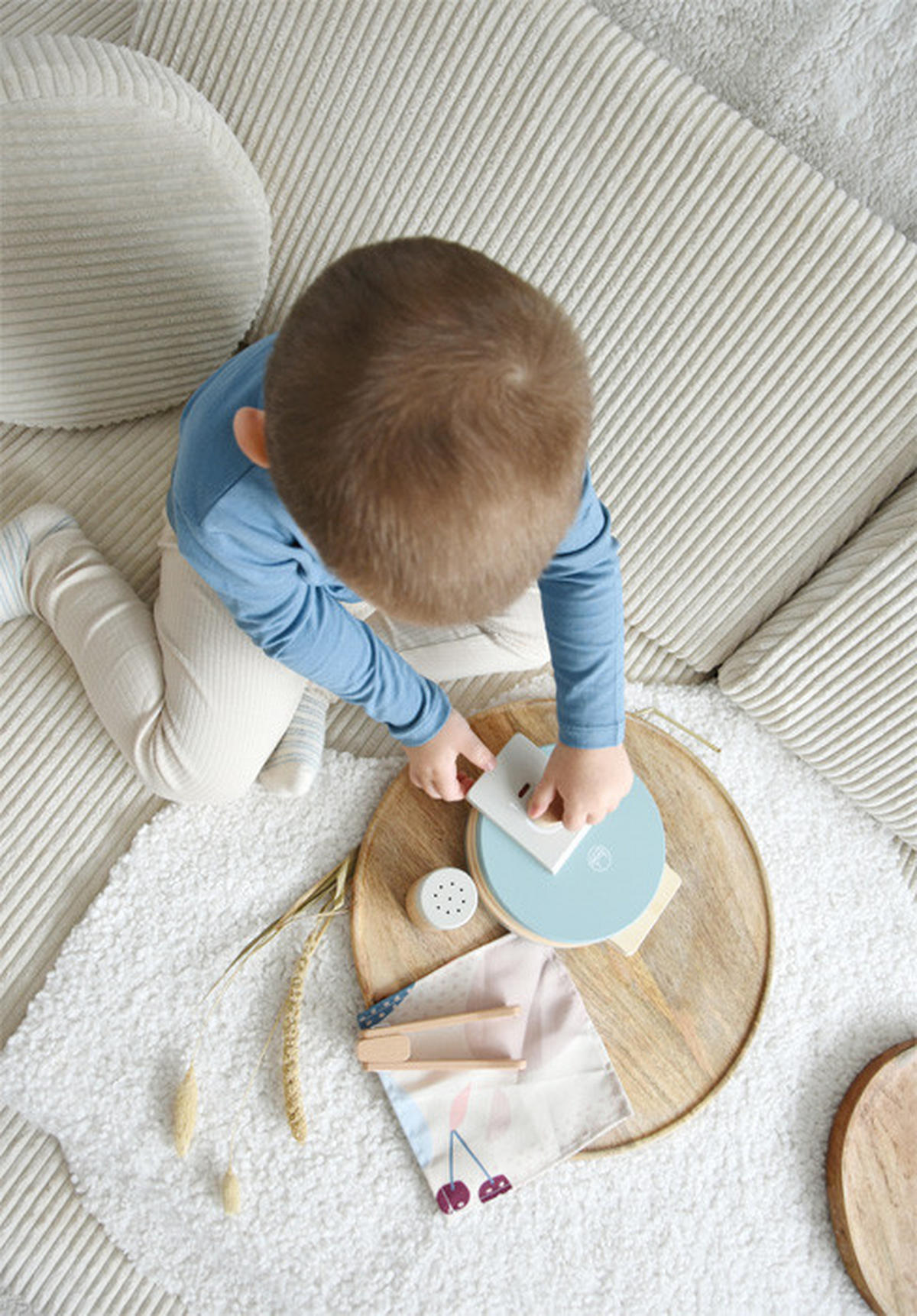 KINDERKÜCHENZUBEHÖR  - Multicolor, Basics, Holz/Textil (16/5.5/18cm) - small foot