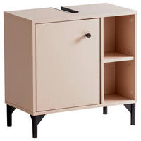 WASCHBECKENUNTERSCHRANK 60,2/60,3/33,1 cm  - Schwarz/Altrosa, KONVENTIONELL, Holzwerkstoff/Kunststoff (60,2/60,3/33,1cm) - Stylife