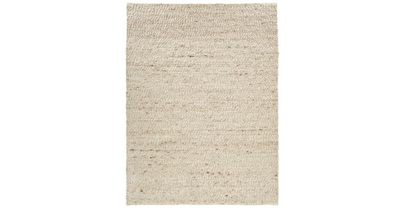 HANDWEBTEPPICH 90/160 cm Weiß - Weiß, Basics, Textil (90/160cm) - Linea Natura