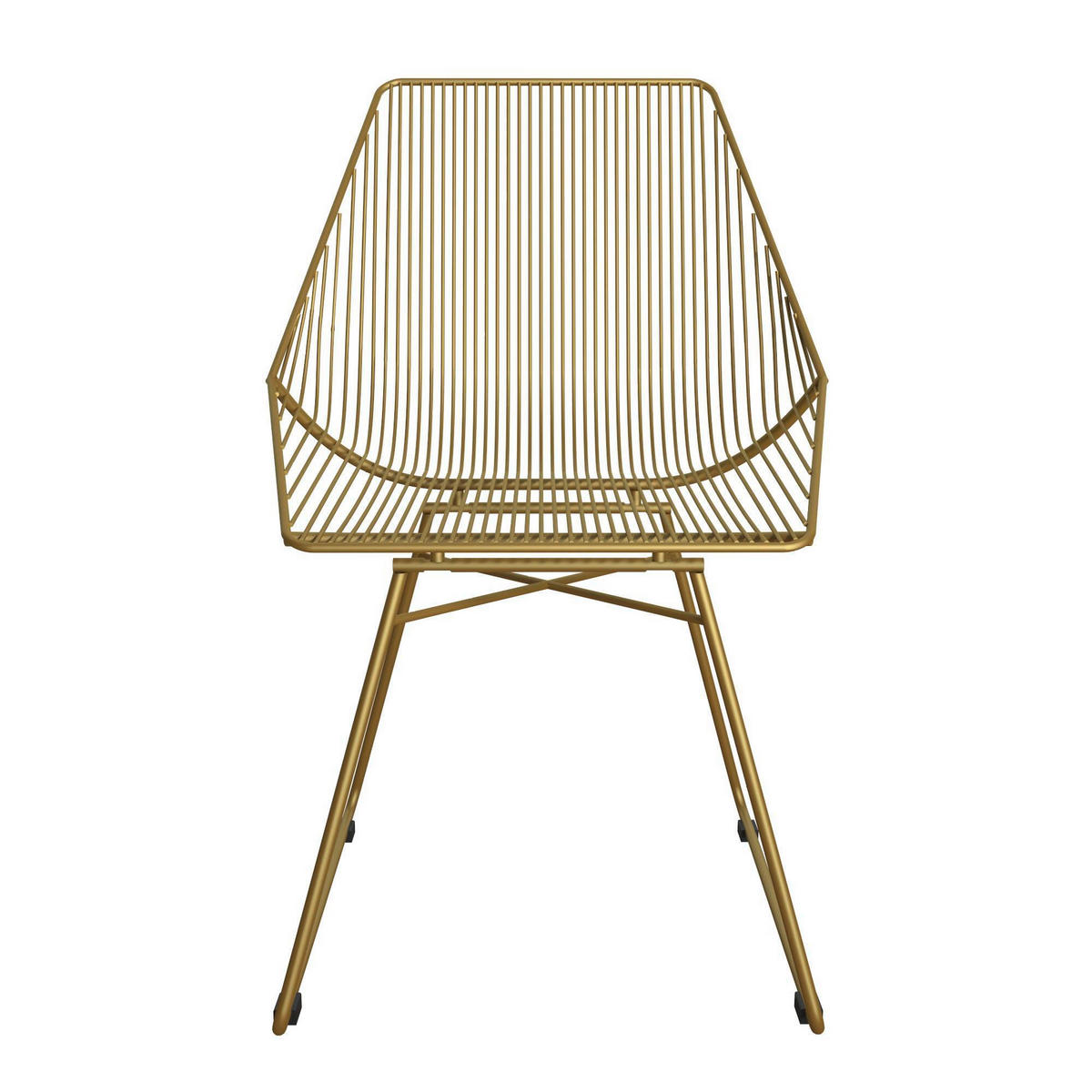 STUHL - Goldfarben, Design, Metall (59/83/54cm) - MID.YOU