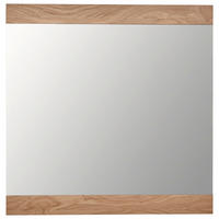 WANDSPIEGEL 89/90/2 cm    in rechteckig  - Eiche Bianco/Eichefarben, Design, Glas/Holz (89/90/2cm) - Dieter Knoll