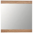WANDSPIEGEL 89/90/2 cm    - Eiche Bianco/Eichefarben, Design, Glas/Holz (89/90/2cm) - Dieter Knoll