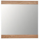 WANDSPIEGEL 89/90/2 cm    - Eiche Bianco/Eichefarben, Design, Glas/Holz (89/90/2cm) - Dieter Knoll