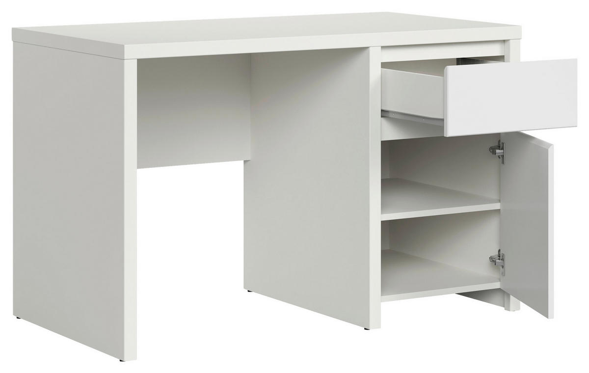 SCHREIBTISCH 120/65/77 cm  in Weiß  - Weiß, Design, Holzwerkstoff (120/65/77cm)