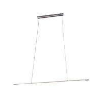 LED-HÄNGELEUCHTE 155/4/20-210 cm  - Grau, Design, Kunststoff/Metall (155/4/20-210cm) - Helestra