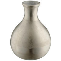 VASE LePuro Vase  - Silberfarben, Basics, Metall (15/22/15cm)