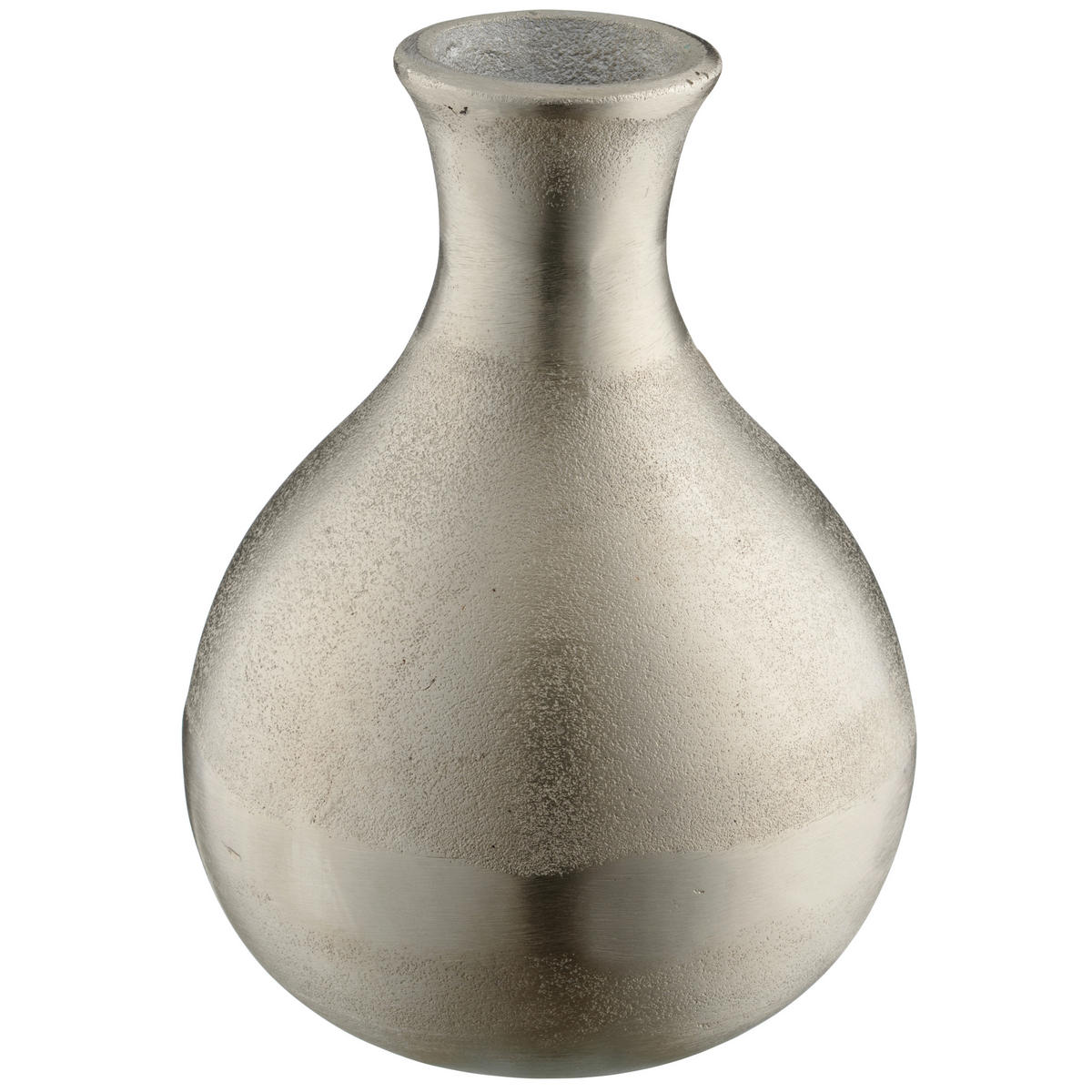 VASE LePuro Vase  - Silberfarben, Basics, Metall (15/22/15cm)