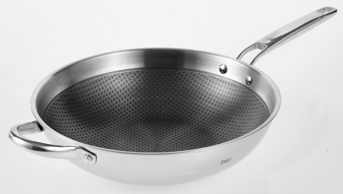 WOKPFANNE  - Edelstahlfarben, Basics, Metall (30/8cm) - Homeware Profession.