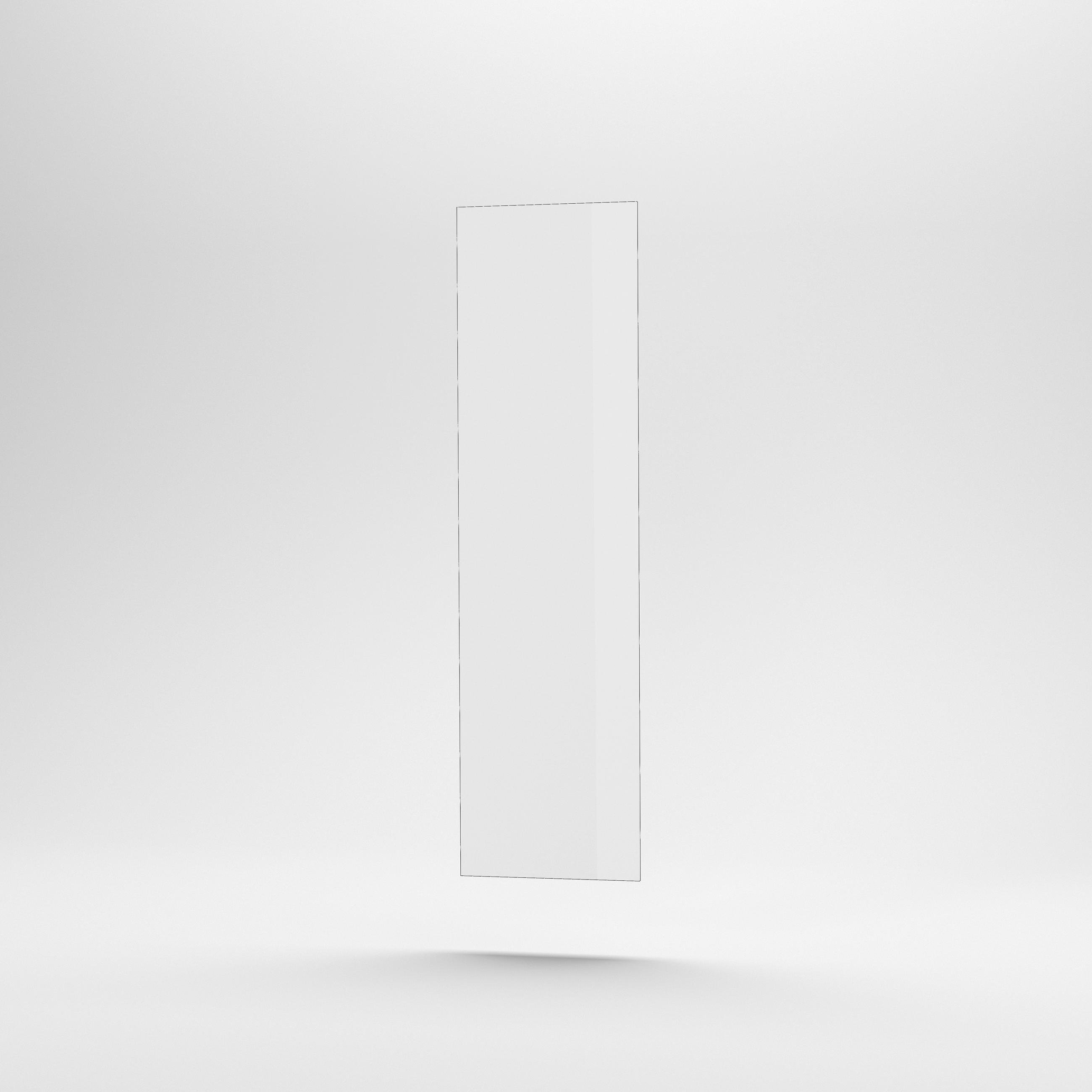 OLDALPANEL - magasfényű fehér, Basics, fa - Carryhome