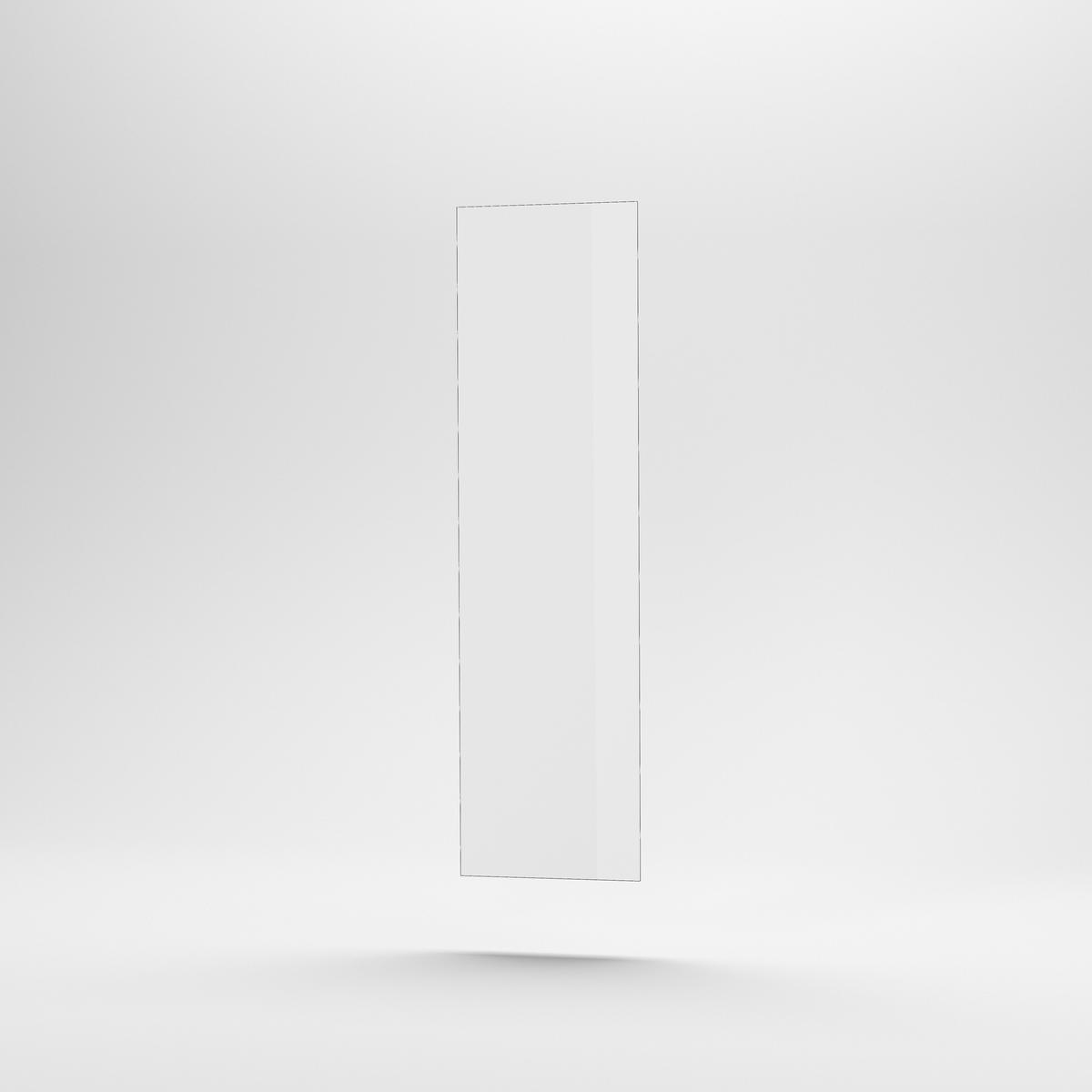 OLDALPANEL - magasfényű fehér, Basics, fa - Carryhome