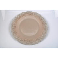 PLATZTELLER Glas  - Braun, Trend, Glas (33qm) - Novel