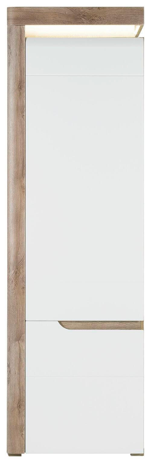 SKRIŇA, dub, 60/195,5/39 cm - Basics, drevo (60/195,5/39cm) - Hom`in