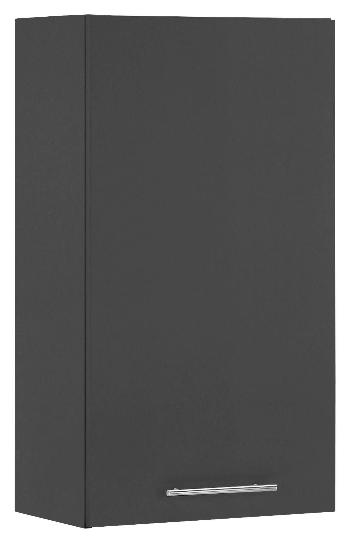 AUFSATZSCHRANK 50/90/31 cm  in  - Chromfarben/Anthrazit, Design, Holzwerkstoff/Metall (50/90/31cm)