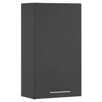 AUFSATZSCHRANK 50/90/31 cm   - Chromfarben/Anthrazit, Design, Holzwerkstoff/Metall (50/90/31cm)