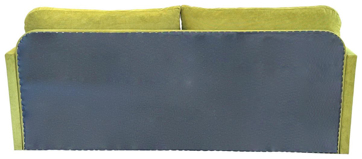SCHLAFSOFA Flachgewebe Olivgrün  - Schwarz/Olivgrün, Design, Kunststoff/Textil (203/77/86cm) - MID.YOU