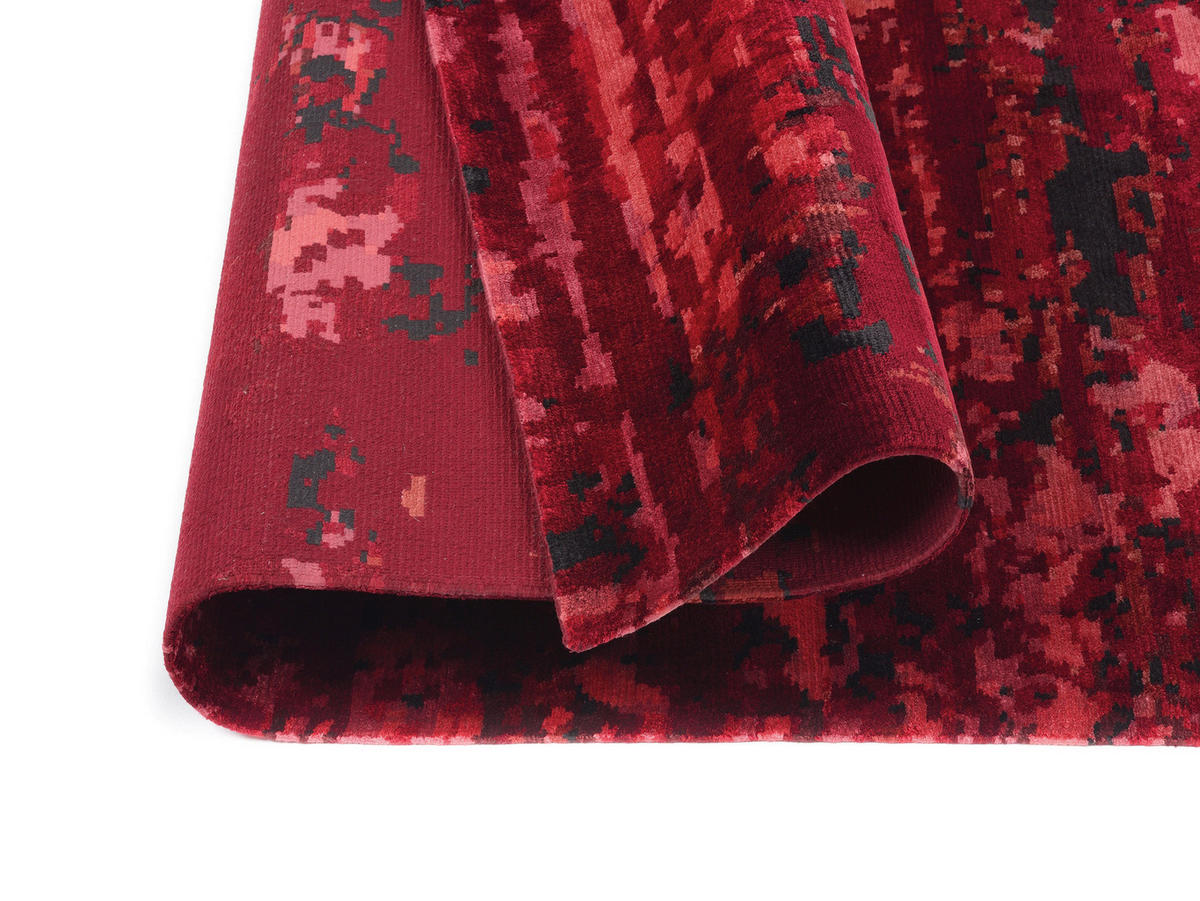 ORIENTTEPPICH 70/140 cm Angeles Pilano Dunkelrot  - Dunkelrot, Design, Textil (70/140cm) - Musterring