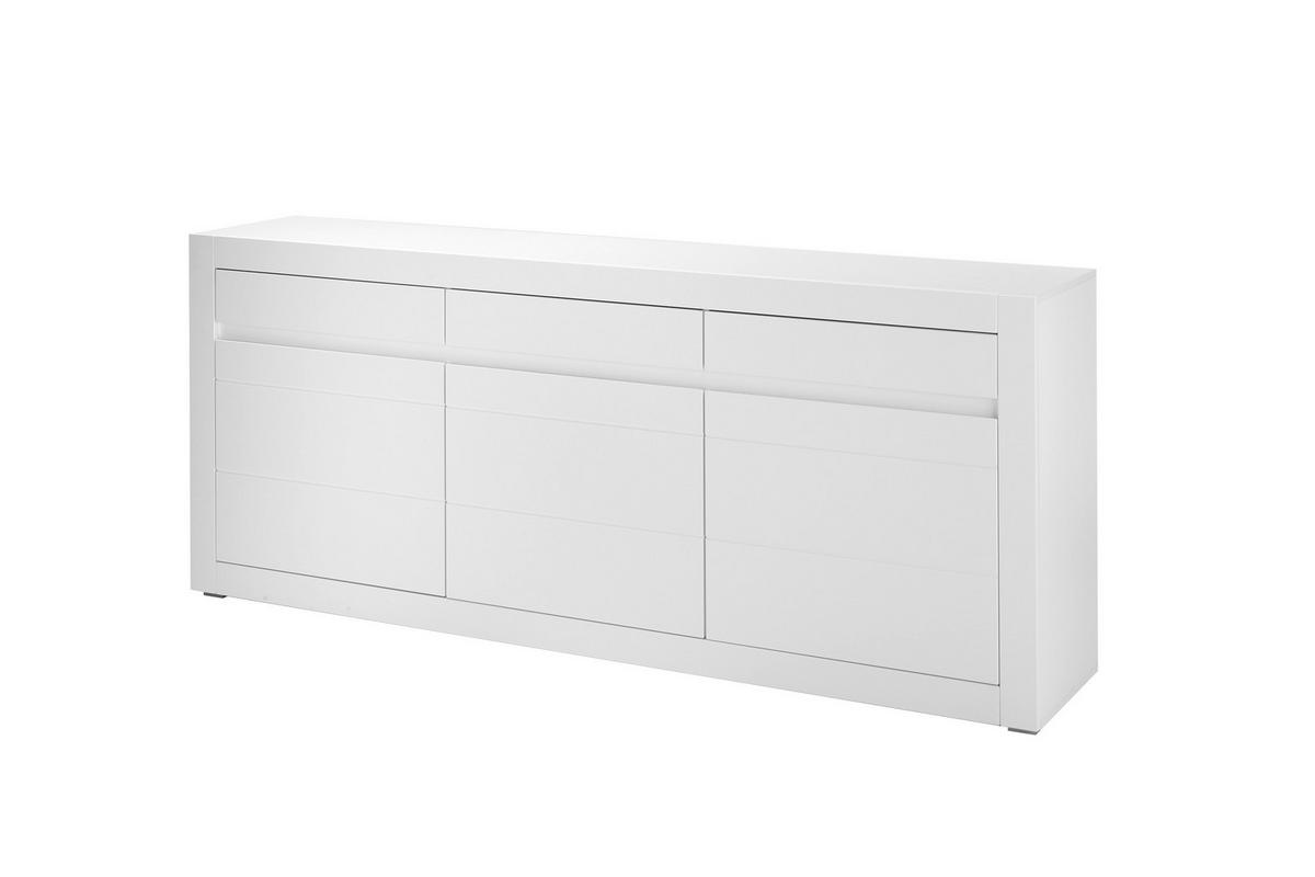 SIDEBOARD  217/90/42 cm 3 Schublade(n)  - Eichefarben/Weiß, Design, Holzwerkstoff (217/90/42cm) - MID.YOU