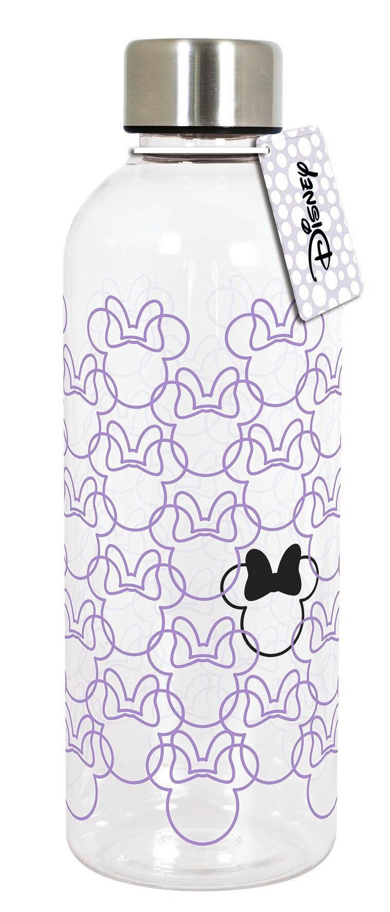 TRINKFLASCHE 0,85 L  - Lila/Schwarz, Basics, Kunststoff/Metall (850ml) - Disney