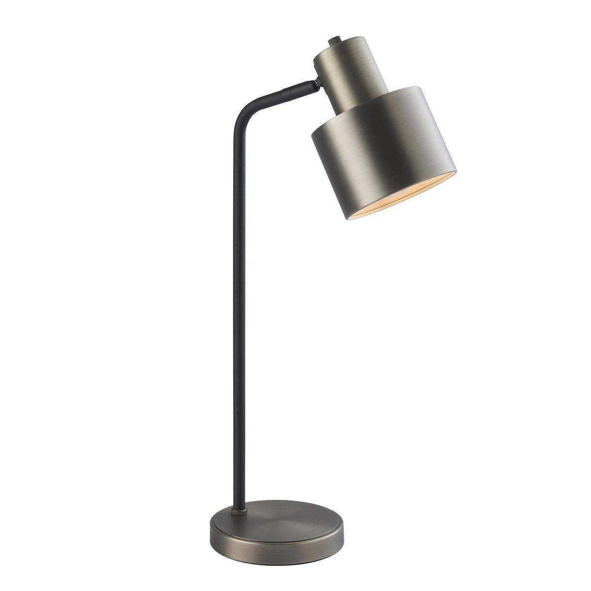 TISCHLEUCHTE 16/26,5/58,5 cm   - Silberfarben/Schwarz, KONVENTIONELL, Metall (16/26,5/58,5cm) - ENDON