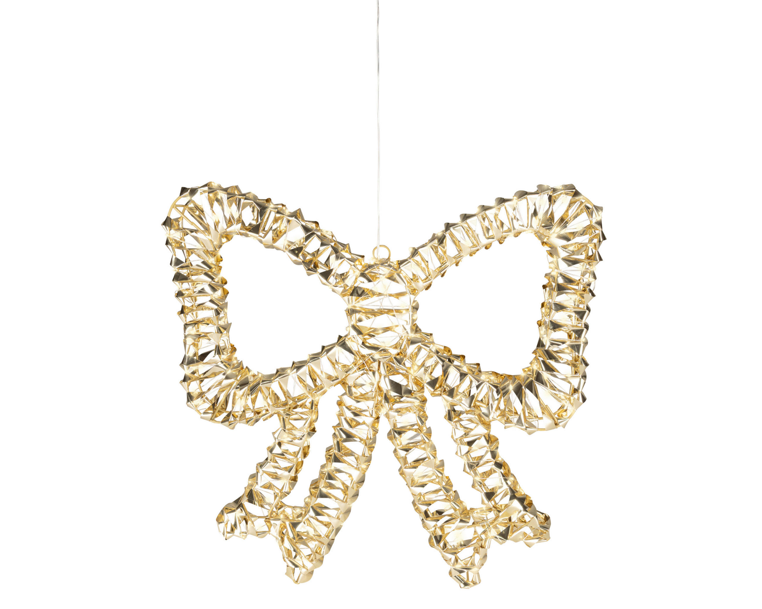 X-Mas Led-Dekoleuchte Silber 4.5x34x38 cm