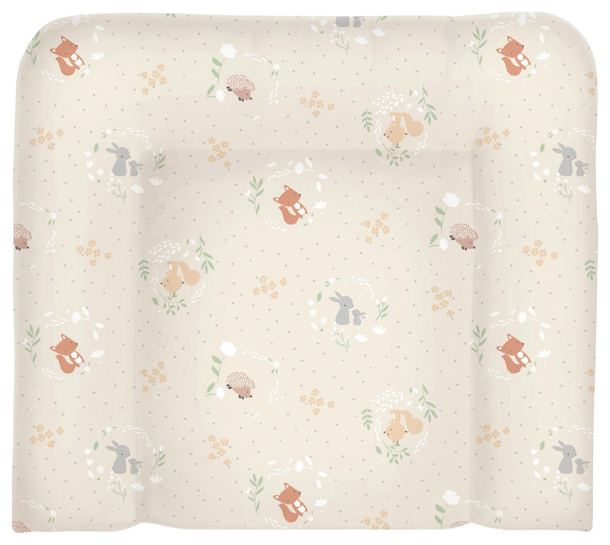 PODLOGA ZA PRESVLAČENJE  Pretty Forest  - višebojna/sivobraon, Osnovno, tekstil (85/5/75cm) - Patinio